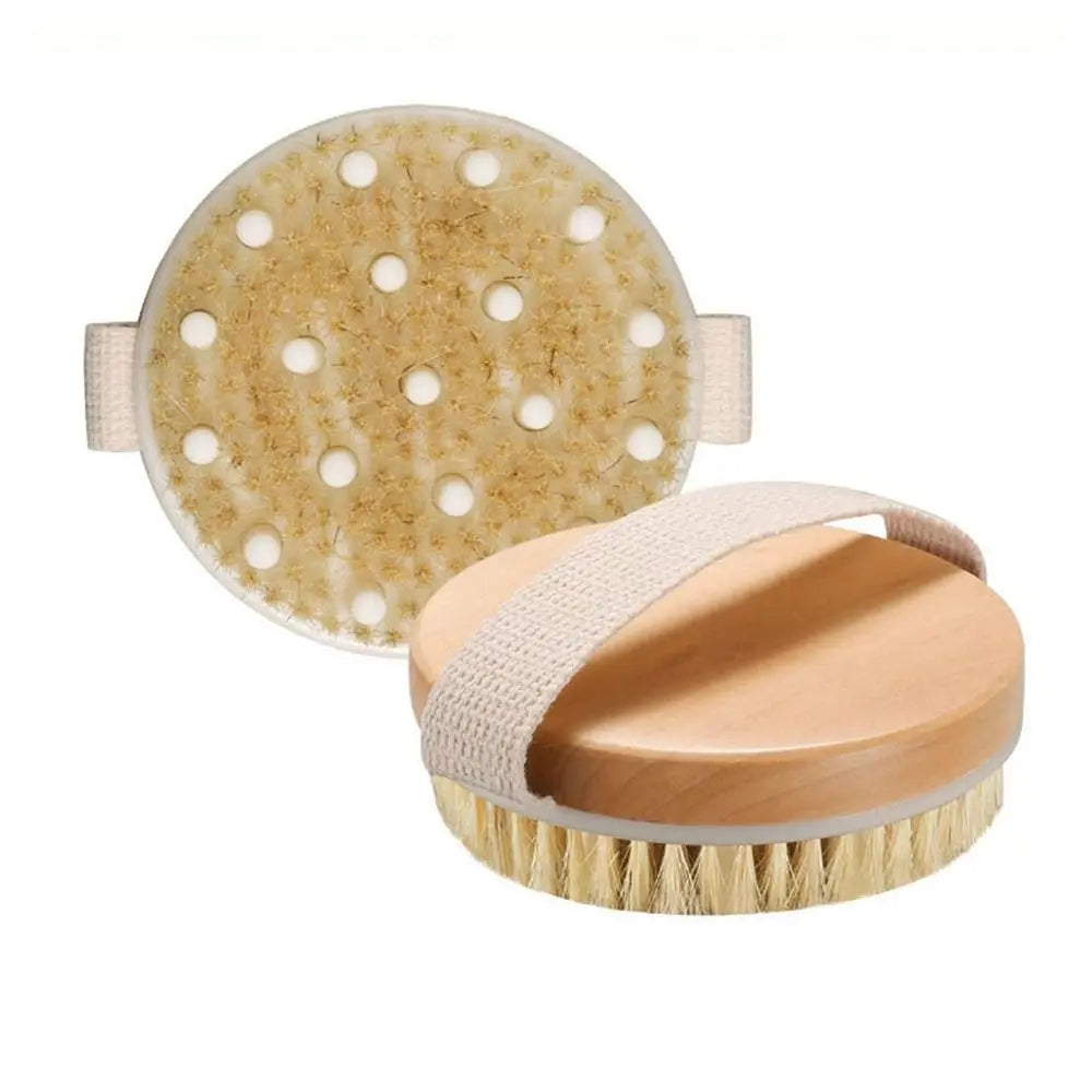 Portable Boar Bristle Body Brush
