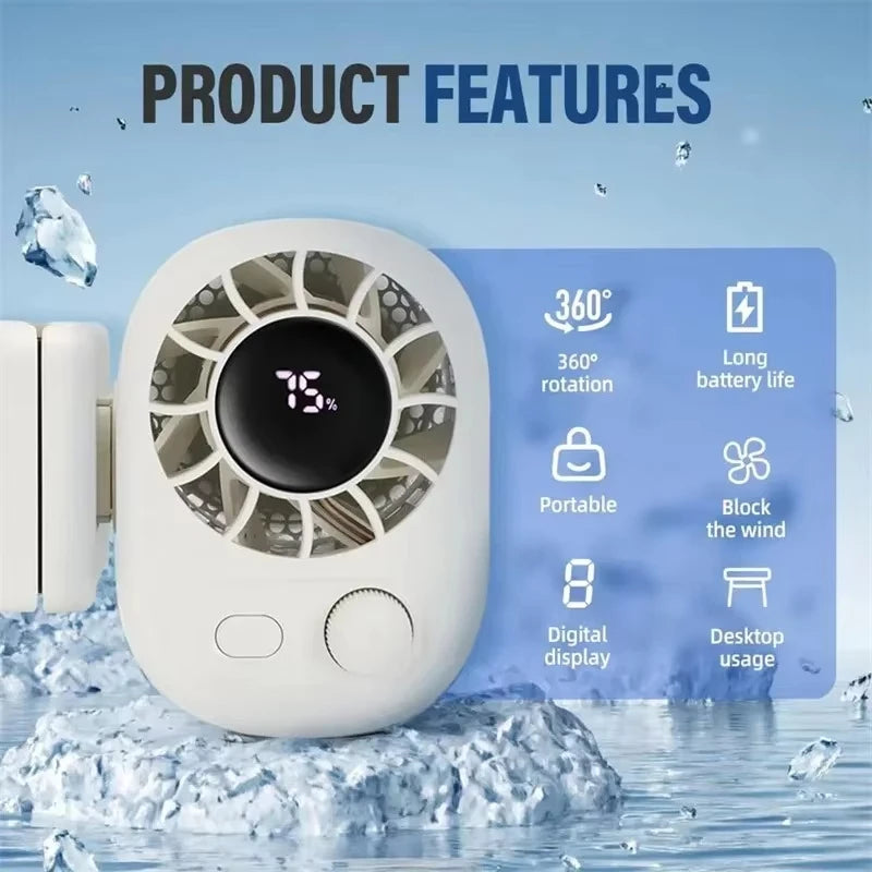 Car Clip On Fan 360° Rotatable