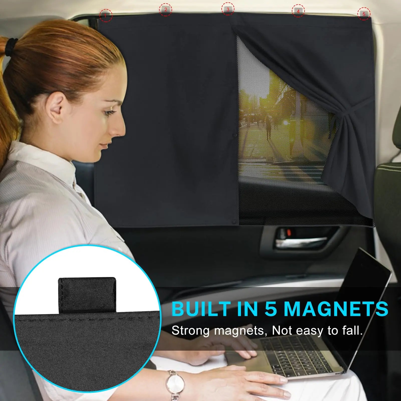 Magnetic Car Window Sun Shade