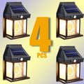 Solar-Powered Outdoor Wall Light